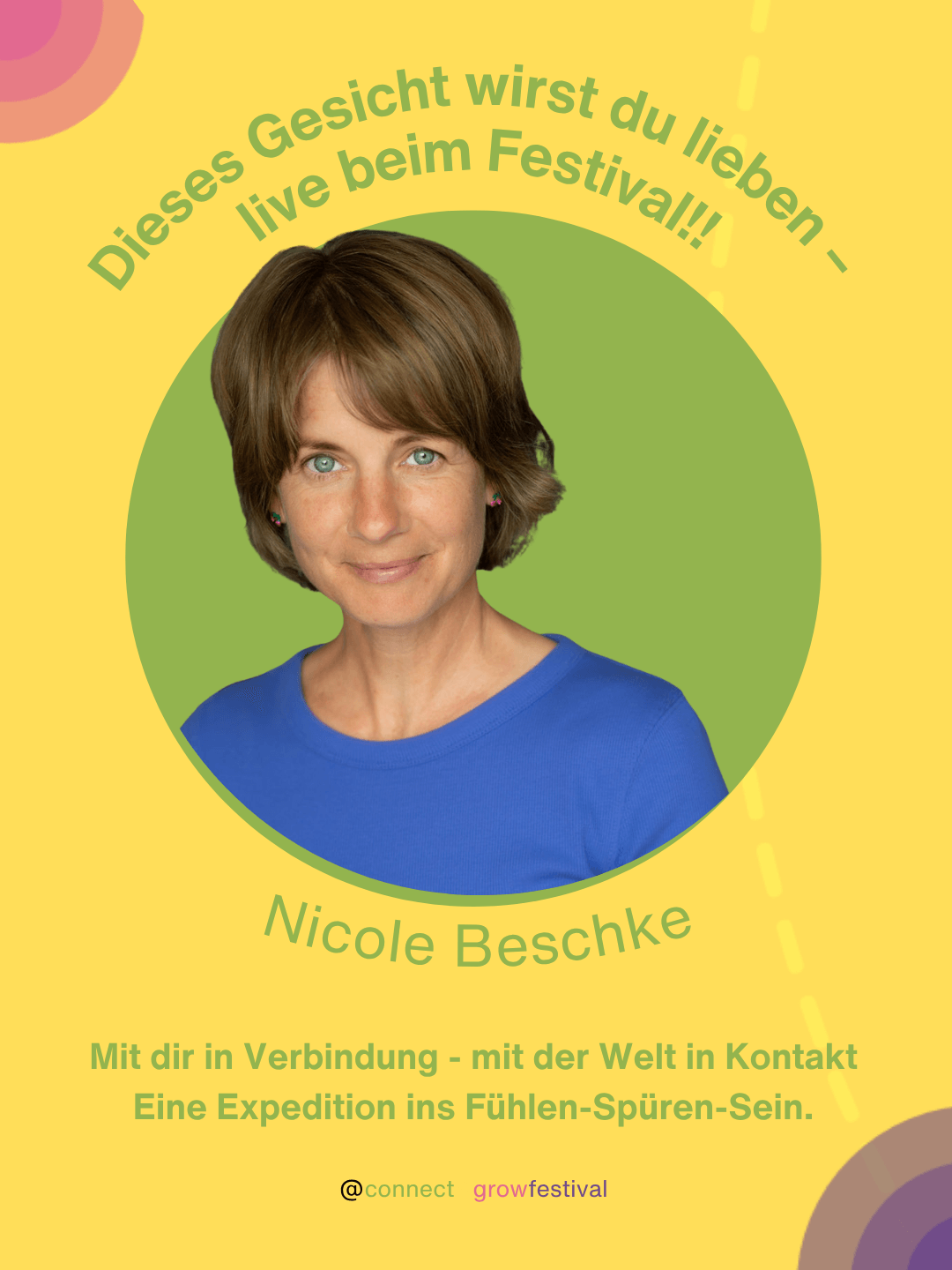 Nicole gelb Saime Gözatas Gesichtslesen